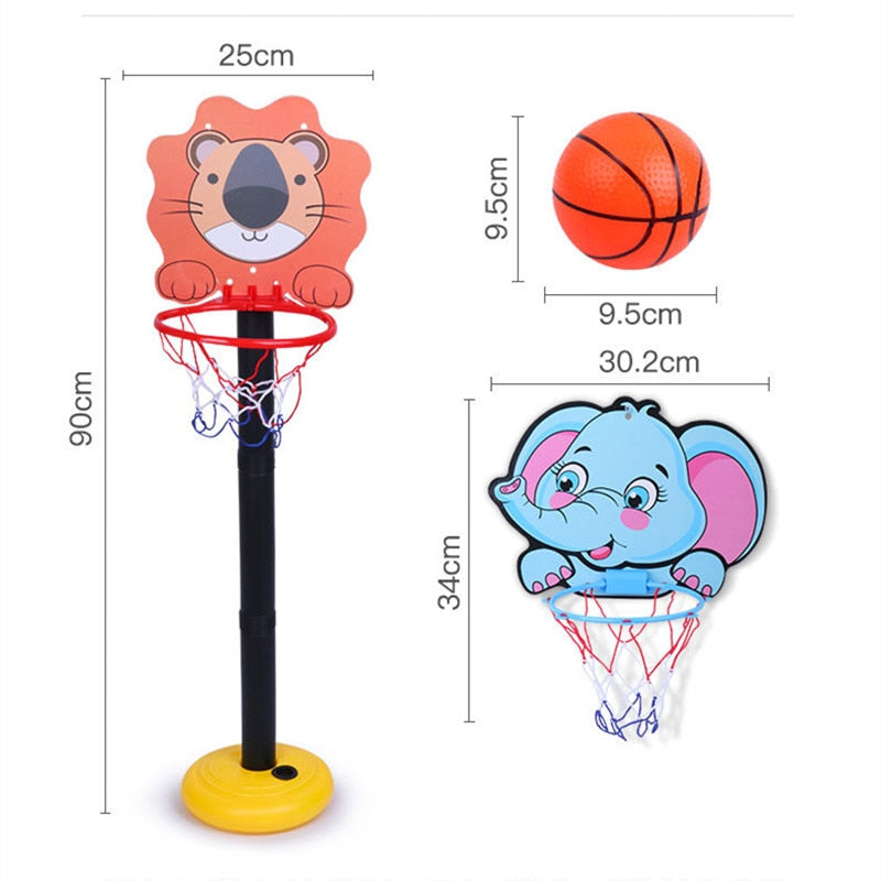 Kids Adjustable Basketball Stands Animal