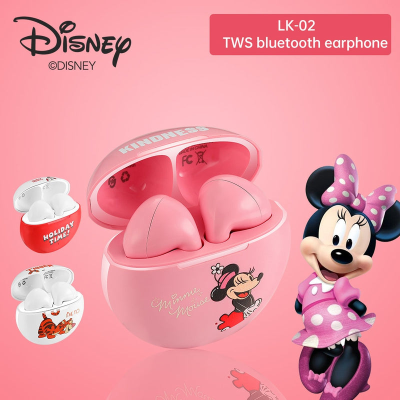 Fones de Ouvido Disney Minnie Earbuds TWS Bluetooth Wireless