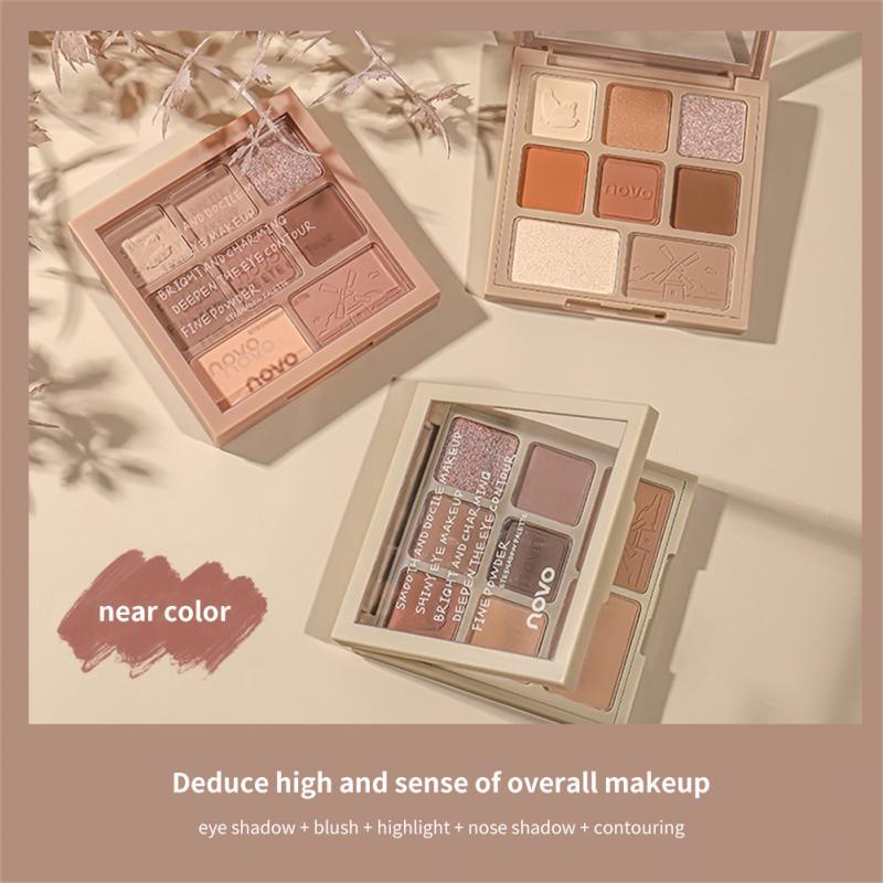 Eye Shadow Palette Fine Flash Pearlcent And Matte Easy To Color Natural All-match Eye Shadow Daily Eye Makeup Cosmetic Sombra - MY WORLD