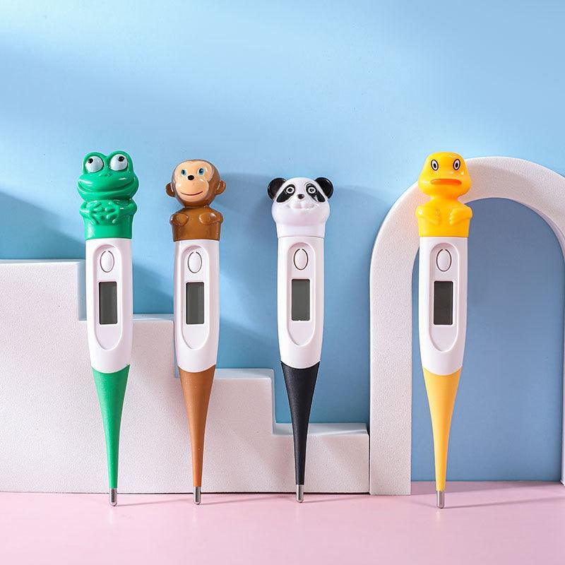 Digital Baby Child Adult Pet Soft Flexible Tip Cute Portable Celsius Body Cartoon Thermometer Fever Temperature Measurement Tool - MY WORLD