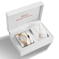 IBSO 2022 Women&#39;s Quartz Watch Set Crystal Bracelet Necklace Watch Sets Female Jewelry Set Silver Set Watch Valentine&#39;s Day Gift - MY WORLD