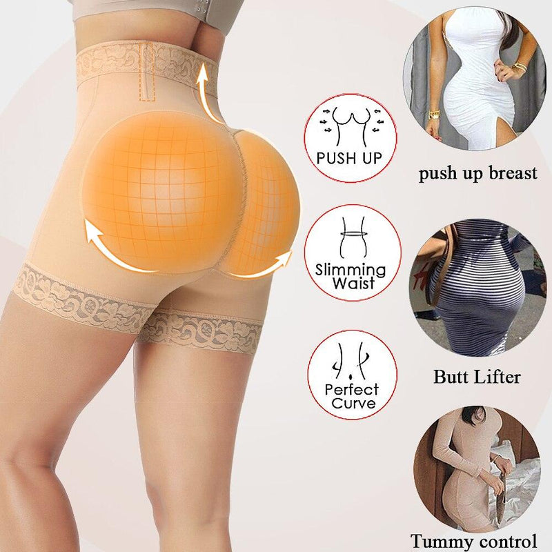 Fajas Colombianas Waist Trainer Butt lifter Body Shapewear Corset Push Up High Waist Panties Underwear Tummy Control Hip Enhance - MY WORLD