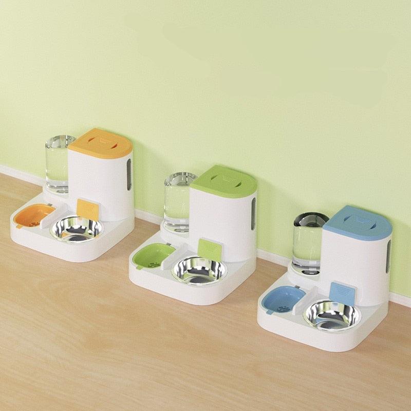 Alimentador automático de tigela para Pets com capacidade de 2,2 L, dispensador de água para comida. - MY WORLD