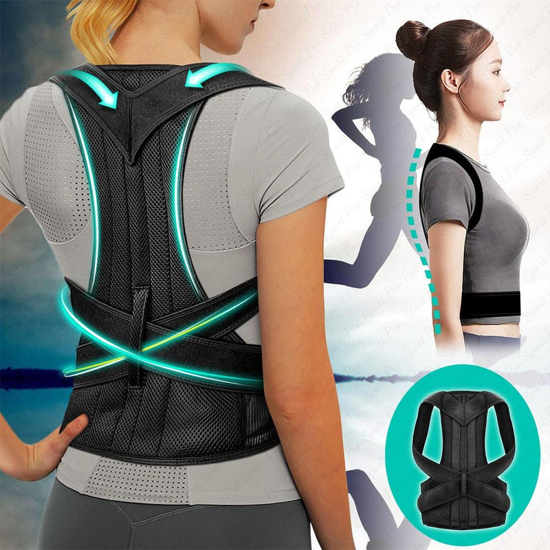 Adjustable Back Shoulder Posture Corrector Belt Clavicle Spine Support Reshape Your Body Upper and Lower Back Pain Relief 2023 - MY WORLD