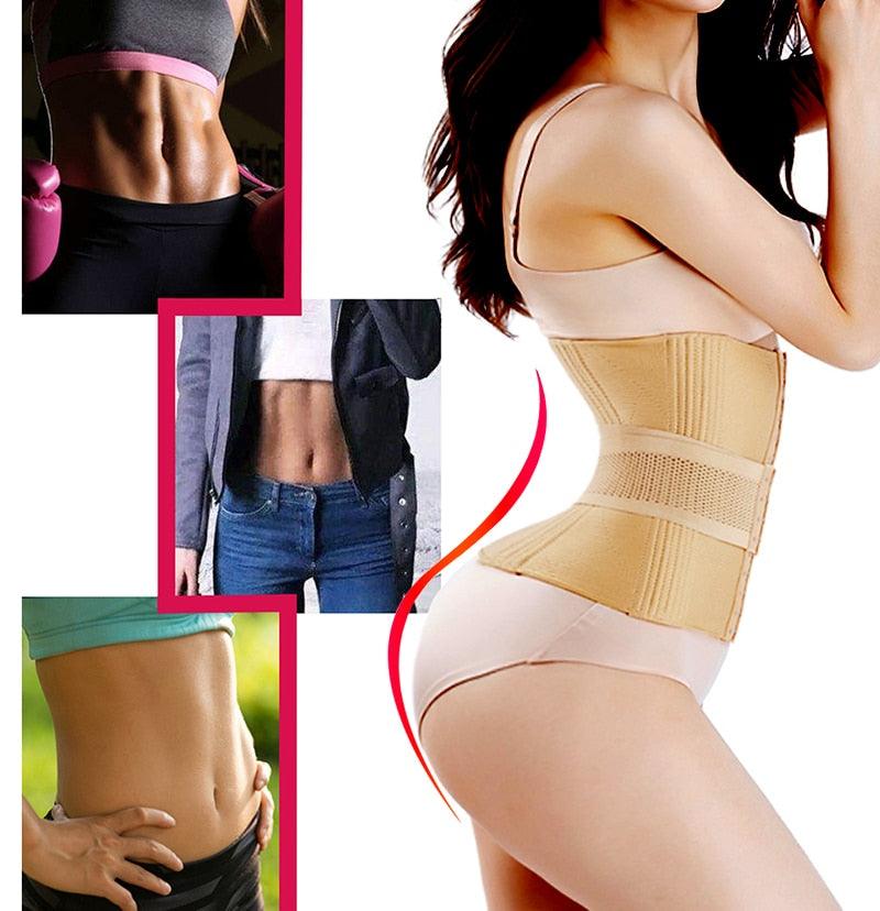 Dress Slimming Waist Trainer Modeling Belt Shapewear Waist Cincher Body Shaper Fat Compression Strap Girdles Firm Corset XXS XS - MY WORLD