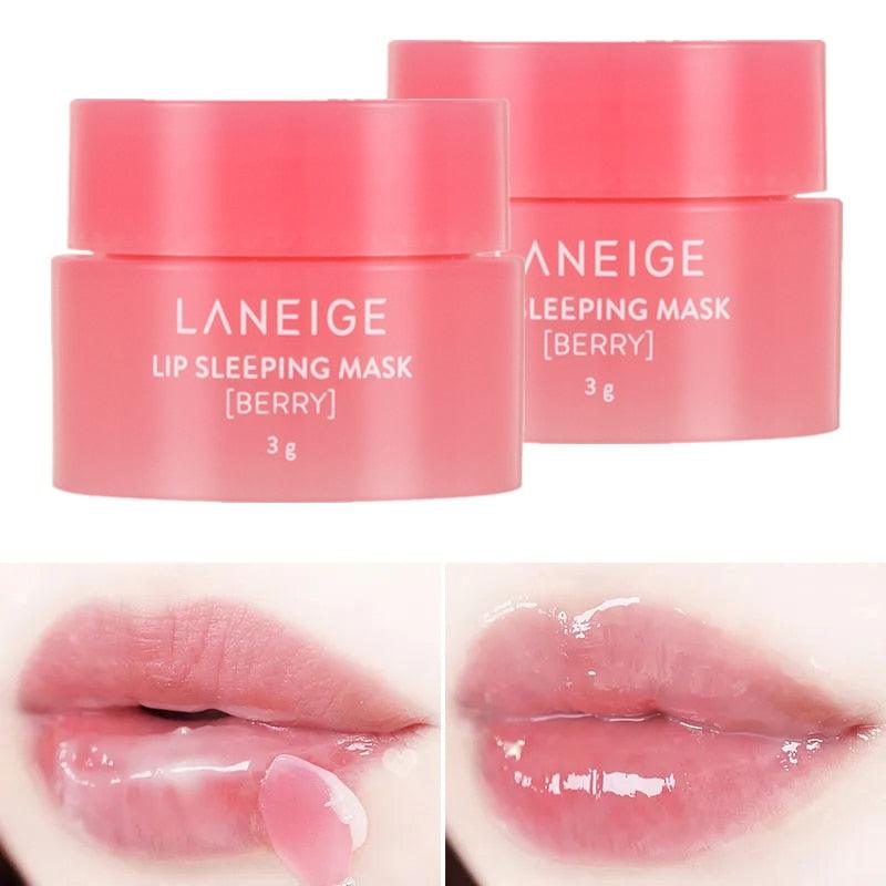 Fruit Essence Lip Balm Lip Sleeping Mask Nutrious Lip Care Moisture LipBalm Smoothing Dryness Pink Sexy Lips Korean Cosmetic - MY WORLD