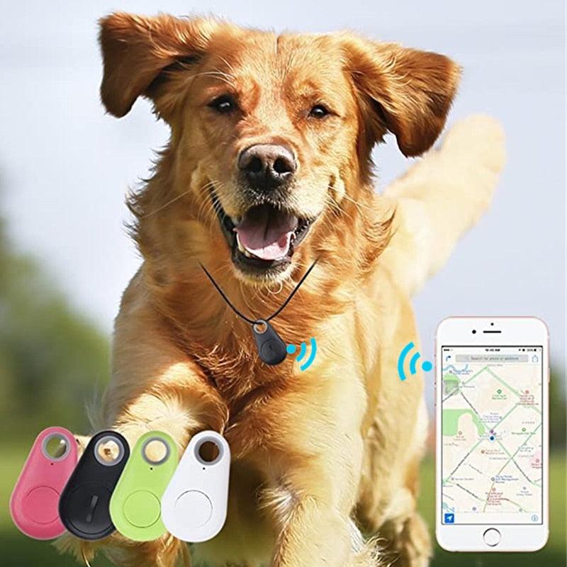 Pet Smart GPS Tracker Mini Anti-Lost Bluetooth Locator Tracer for Dog Cat Kids Car Wallet Key Finder Pet Collar Dog Accessories - MY WORLD