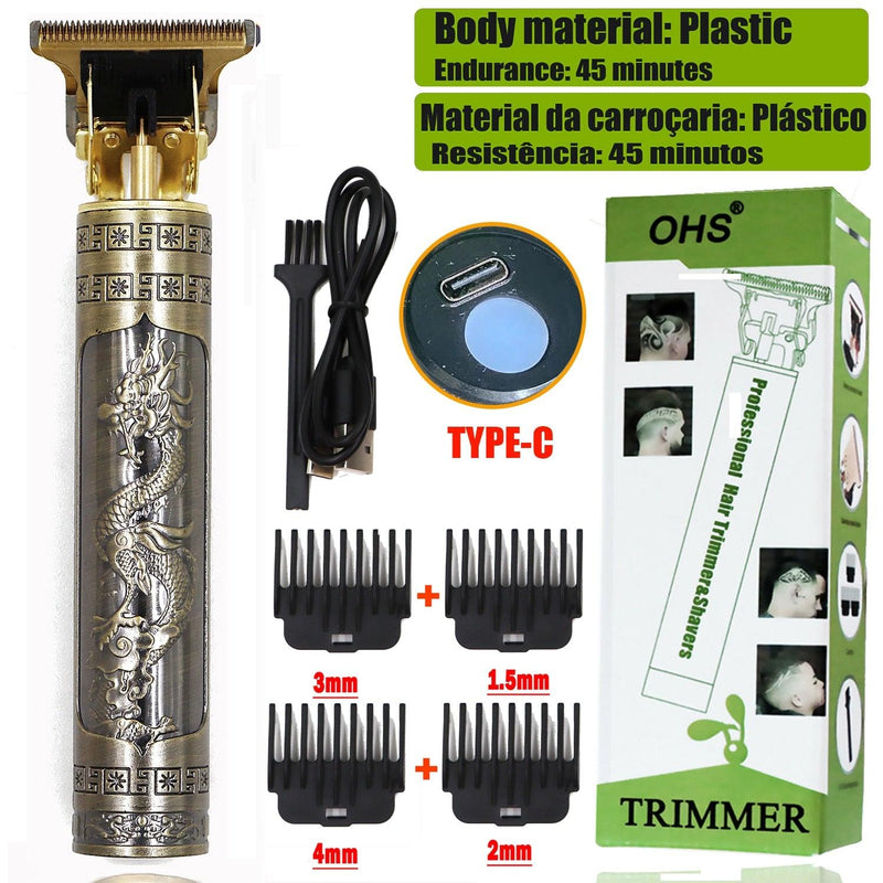 Hair Trimmer Barber Hair Clipper Cordless Hair Cutting Machine Beard Trimmer Shaving Machine Wireless Electric Razor Men Shaver - MY WORLD