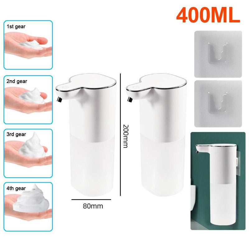 Automatic Liquid Soap Dispensers Touchless Smart Washing Hand Machine Infrared Sensor Foaming Soap Dispenser with USB Charging - MY WORLD