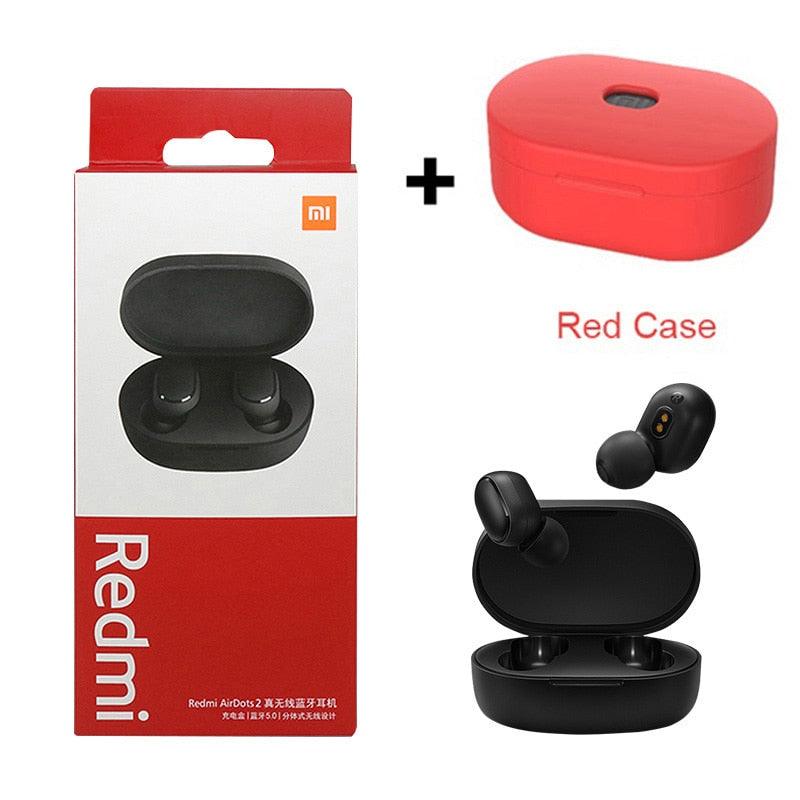 FONES AIR PRO Redmi Airdots com microfone  2 fones de ouvido sem fio para Xiaomi Wireless Bluetooth Headset - MY WORLD