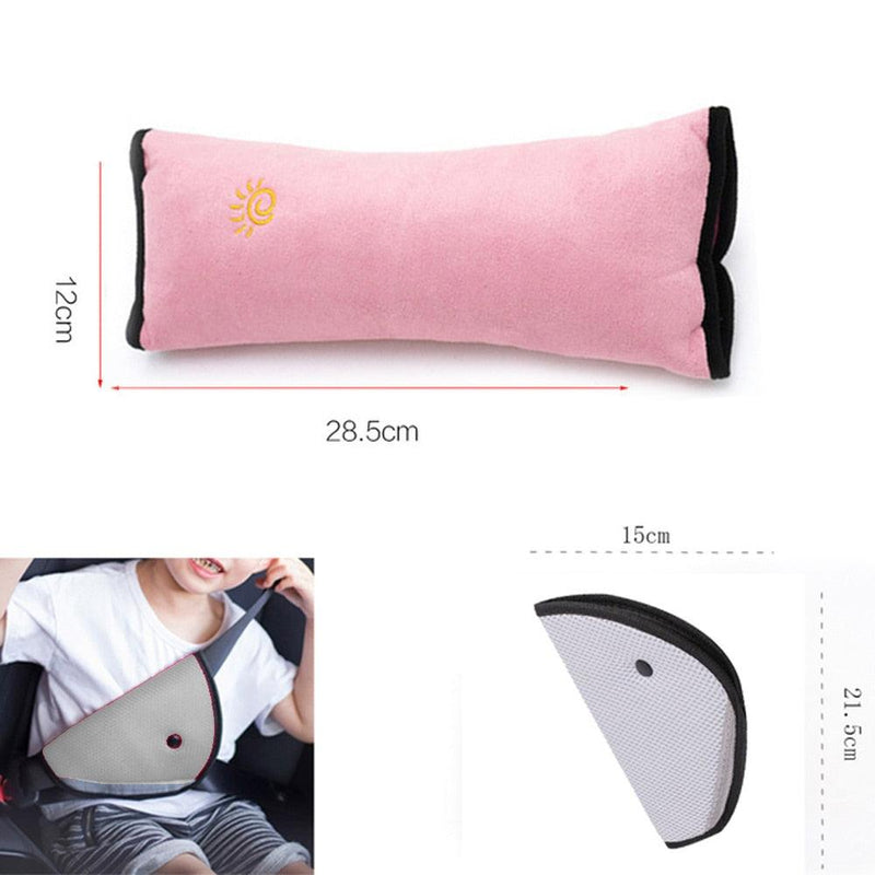 Car Safety Belts Pillows cover for Kid Children Baby Travel Sleep Positioner Protect Auto seatbelt Adjust Plush Cushion Shoulder - MY WORLD