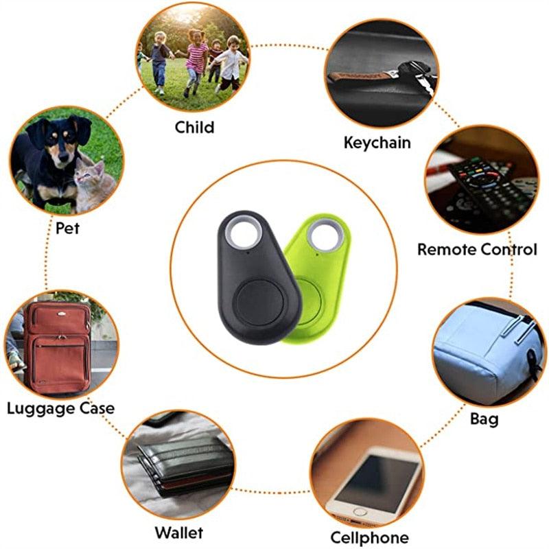 Pet Smart GPS Tracker Mini Anti-Lost Bluetooth Locator Tracer for Dog Cat Kids Car Wallet Key Finder Pet Collar Dog Accessories - MY WORLD
